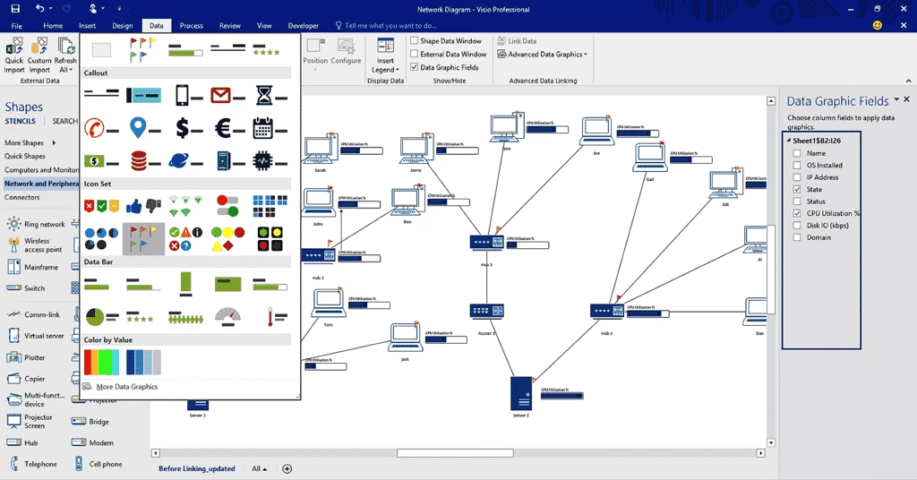 Microsoft Visio — لقطة شاشة 2