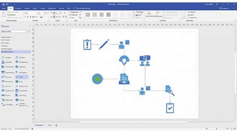 Microsoft Visio — لقطة شاشة 3